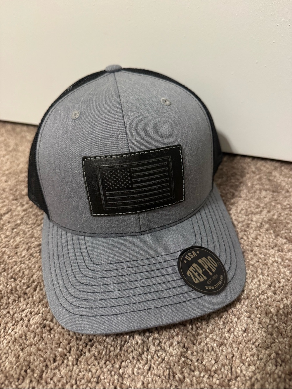 American Flag Patch Hat